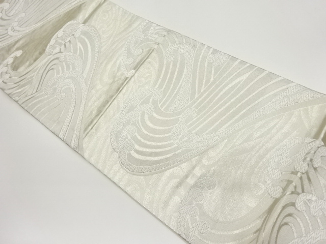 JAPANESE FUKURO OBI / WOVEN ROUGH WAVE